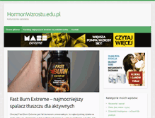 Tablet Screenshot of hormonwzrostu.edu.pl